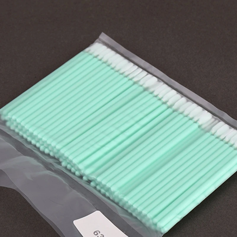 

100 шт., пыленепроницаемые ватные тампоны из нетканого материала для линз с фокусировкой и защитных окон