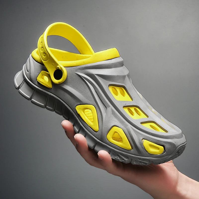 

Topvivi Sandals Men 2021 New Summer Shoes Beach Design Platform Male EVA Jelly Shoes Sandalia Masculina Sandals Clogs for Men