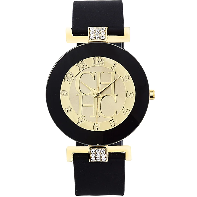 

Zegarek Damski Reloj New Fashion Casual CH Men Women Quartz Watches Crystal Silicone Digital Ladies Watch Hot Sale Montre