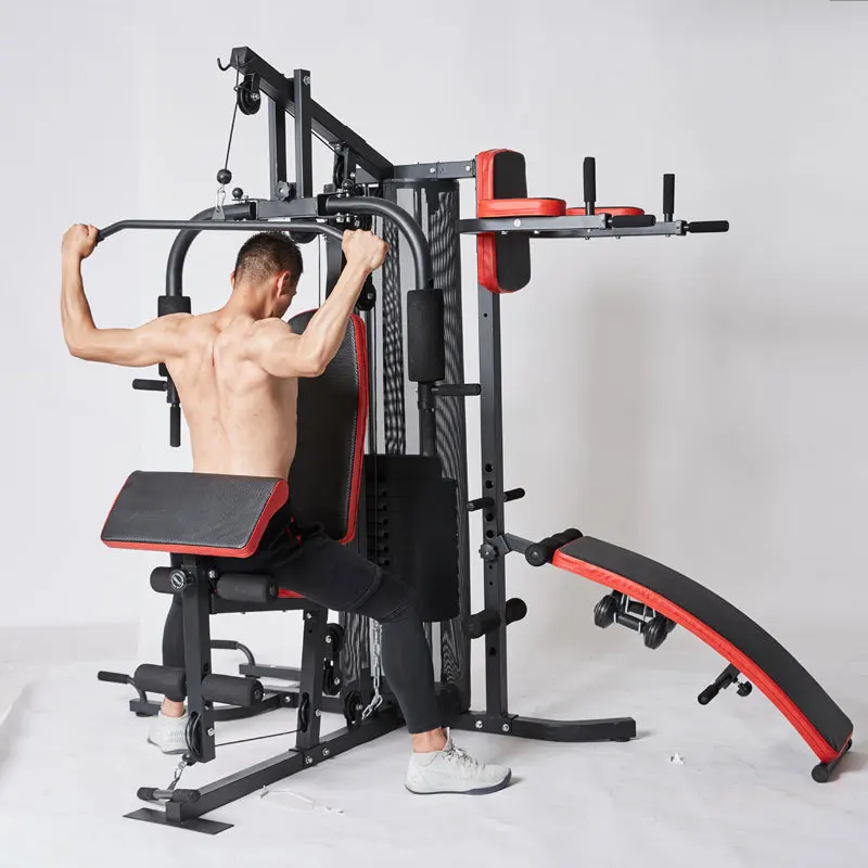 

Гимнастическое комплексное оборудование для фитнеса, многофункциональная Смит-машина, боксерская сумка, кровать для тяжелой атлетики