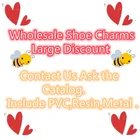 Оптовая продажа, минимальный заказ, 1000 шт., мультяшная обувь, женская обувь, подходит для браслетов, Croc Jibz, шармы, аксессуары для детей, подарок на Рождество