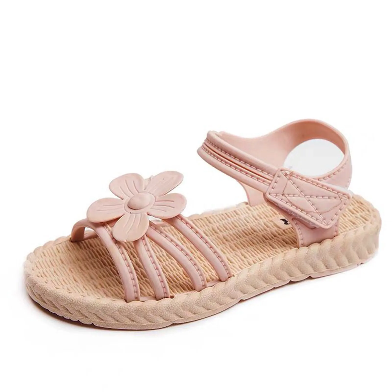

Girls Sandals Summer Kids Shoes 2021 Children Sandals Toddler Baby Girls Shoes Flower Laid Up Roman Sandals Shoes Slippers 2021
