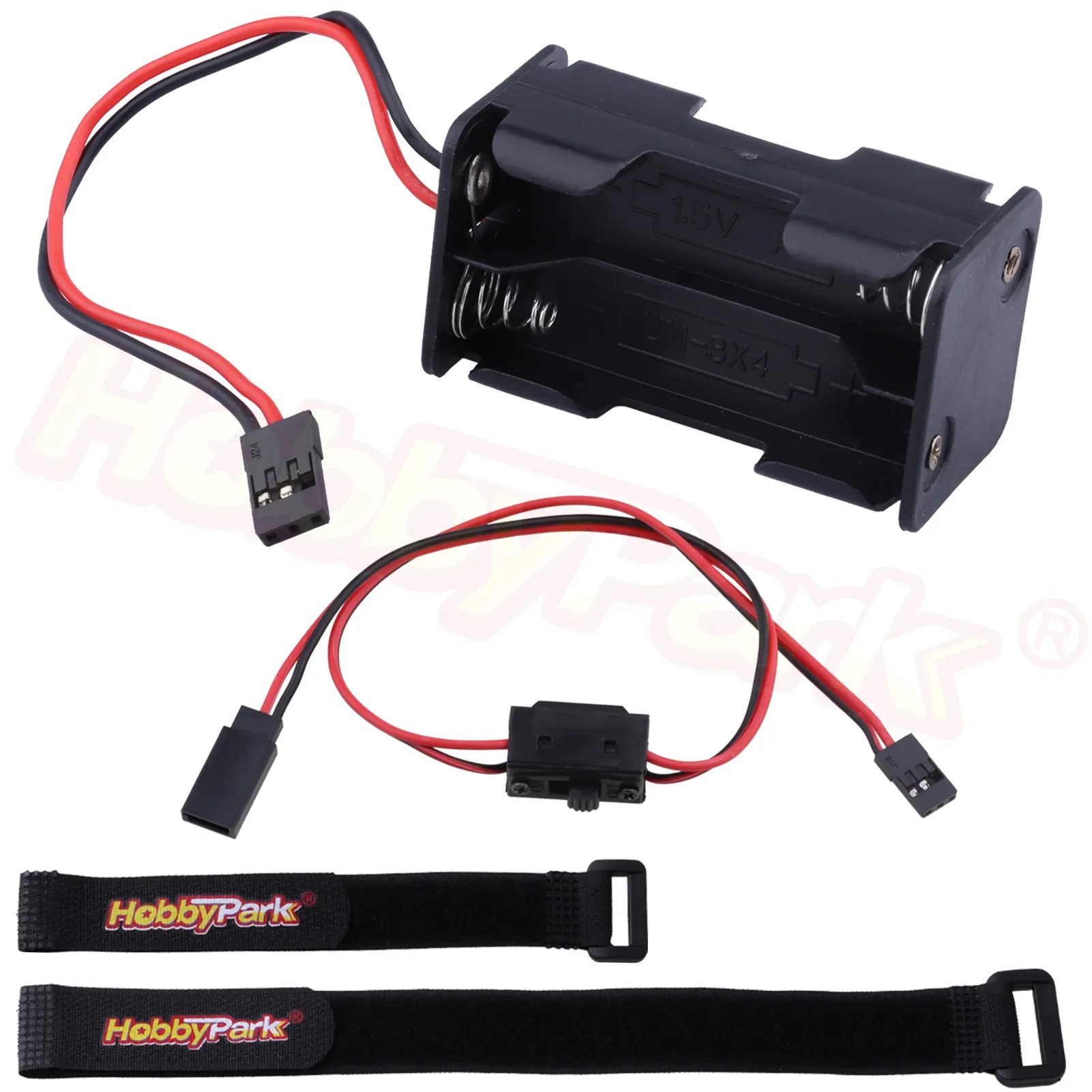 

Hobbypark XT30 Connectors Plugs Male & Famale with 16AWG 16 Gauge Silicone w/Battery Straps RC Lipo Battery Cable for RC Cars