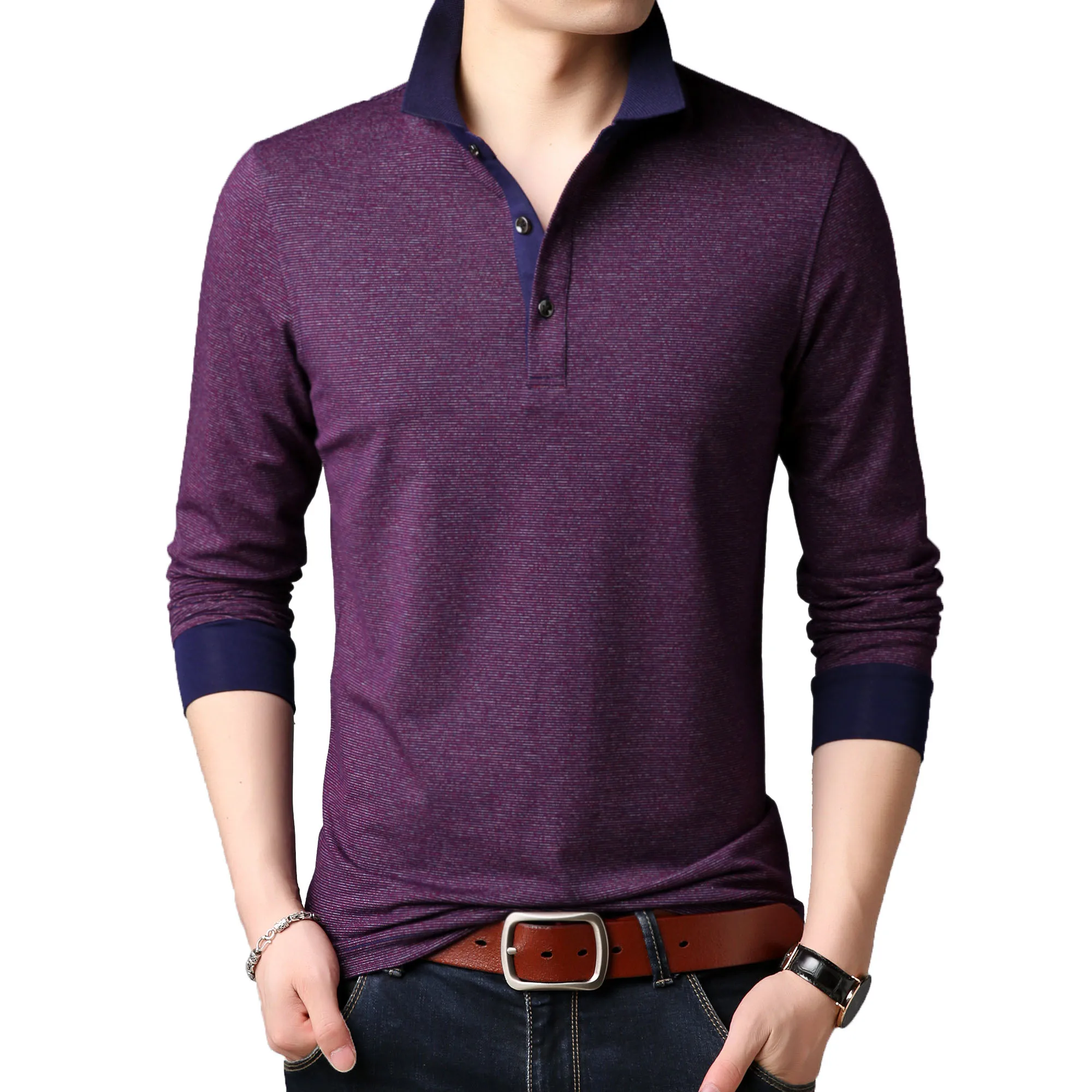 

Clothes Korean Men Pullover халат Spring Stitching Temperament Fashion Round Neck Long Sleeve Creative Straight T-shirt 2021