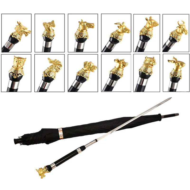 Miglior Sword Katana Umbrella Outdoor Manico Lungo Adulto Antivento Protezione Uv Ombrello Moda Sombrilla Playa Rain Gear BD50UU
