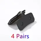 Велосипедные тормозные колодки, 4 пары, для дисковых тормозов SHIMANO XT M9020M8020ZeeSaintM640M800M810M820M520M420