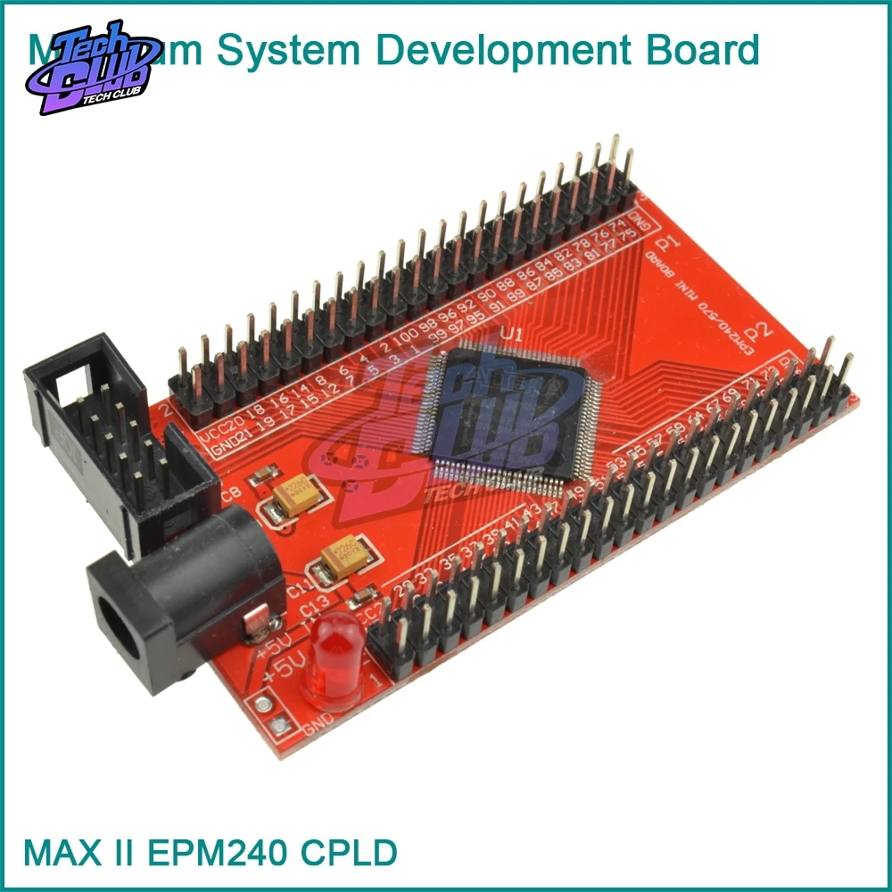 5V MAX II EPM240 CPLD макетная доска для обучения электронных DIY красный|Детали и