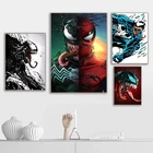 Картины на холсте из фильма Marvel, плакаты с принтом Веном, пусть будет карнидж, и скандинавские принты, настенные картины для гостиной, домашний декор