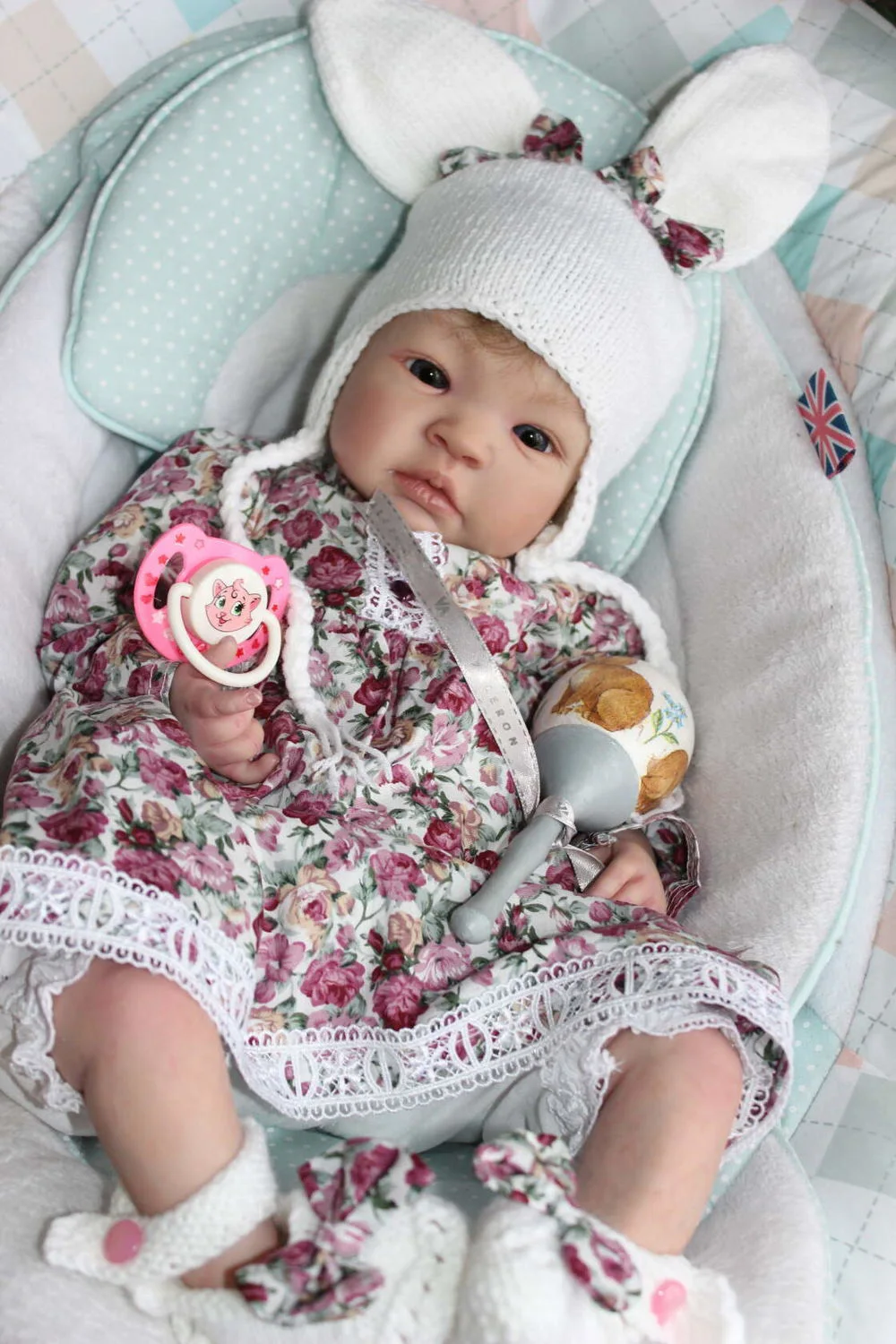 

Real Touch KEIUMI Reborn Baby Doll Kit 18 Inch Unfinished Unpainted Bebe Newborn DIY Blank Doll Part Accessories Of Baby Doll