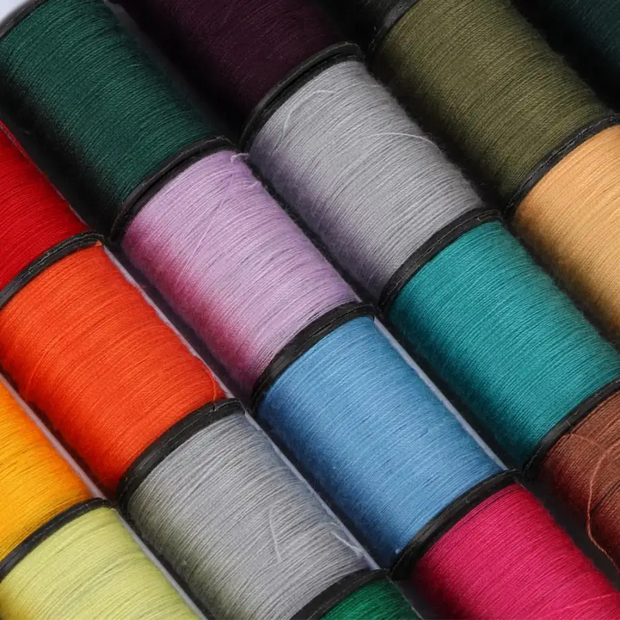 Швейные нитки 64 шт цветная ручная машина швейная нить шнур набор одежды струнные