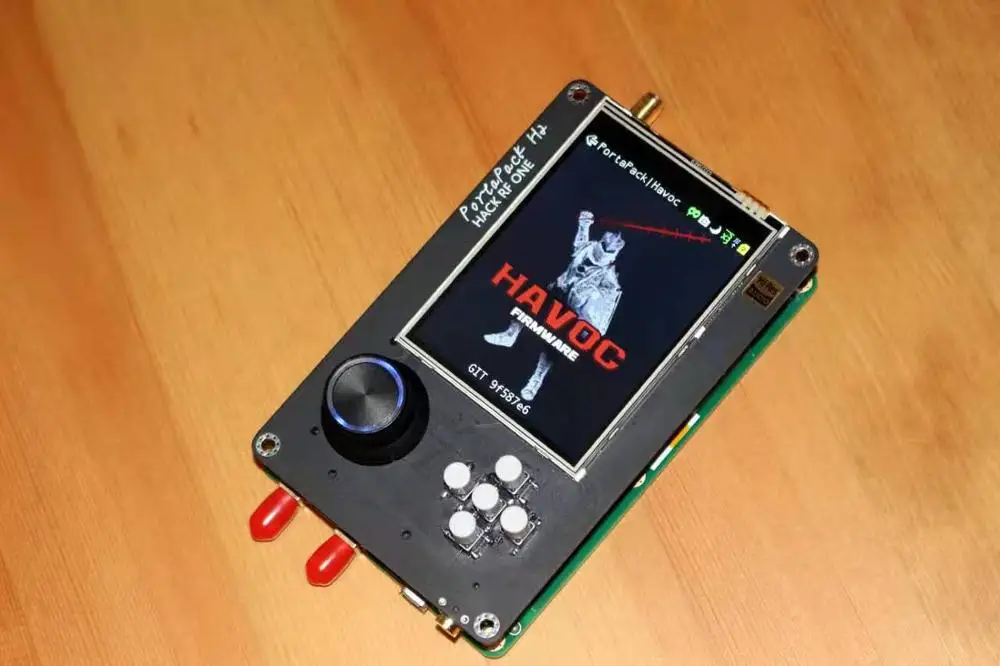 2020 PORTAPACK H2 + HACKRF ONE SDR радио прошивка Havoc 0.5ppm TCXO GPS 3 2 дюймовый сенсорный ЖК-дисплей