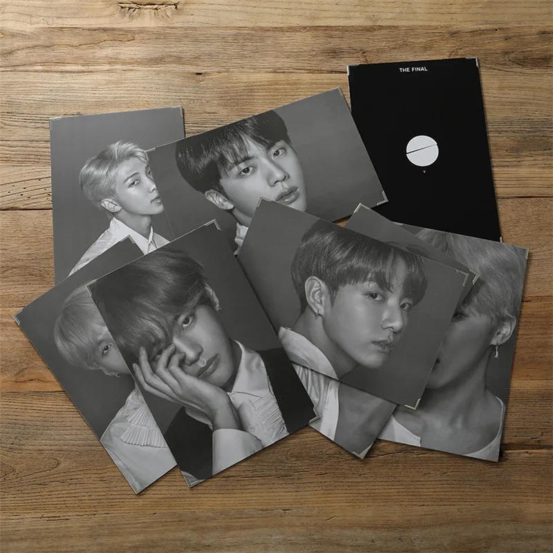 Kpop Wind Tour финальная рамка карта с изображением JUNGKOOK JHOPE V JIN RM SUGA JIMIN фотографии