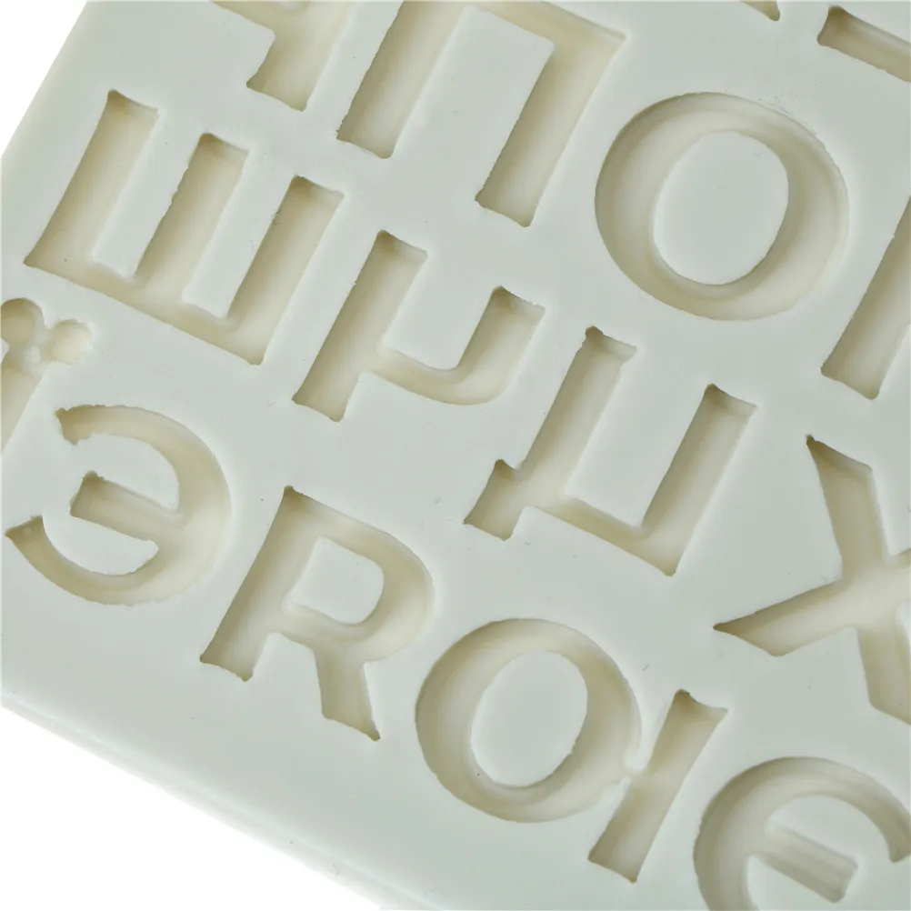 Новинка 1 шт. силиконовые 3D формы с русским алфавитом форма для торта русские