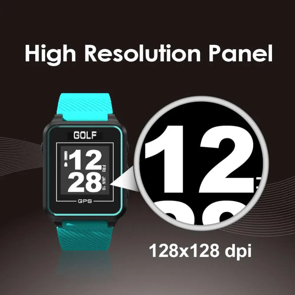 GPS-часы для гольфа предварительно загруженные 38000 + бесплатных блюд по всему миру |