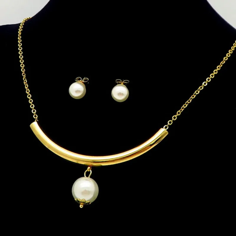 2019 мода двойной Имитация Жемчуга Цветок улыбка открытый колье ожерелье золото из