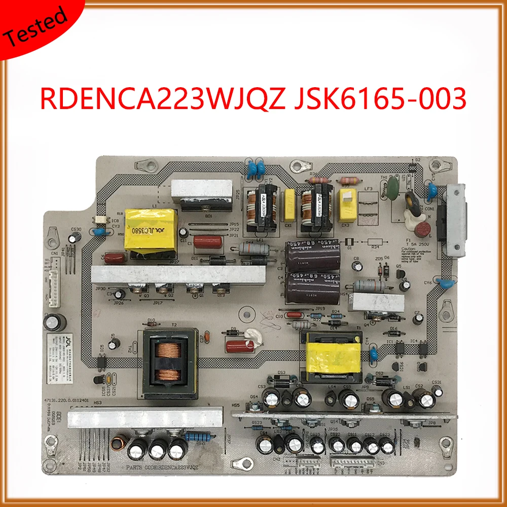 

RDENCA223WJQZ JSK6165-003 Power Supply Board Professional Equipment Power Supply Card Original Power Support Board For Sharp TV