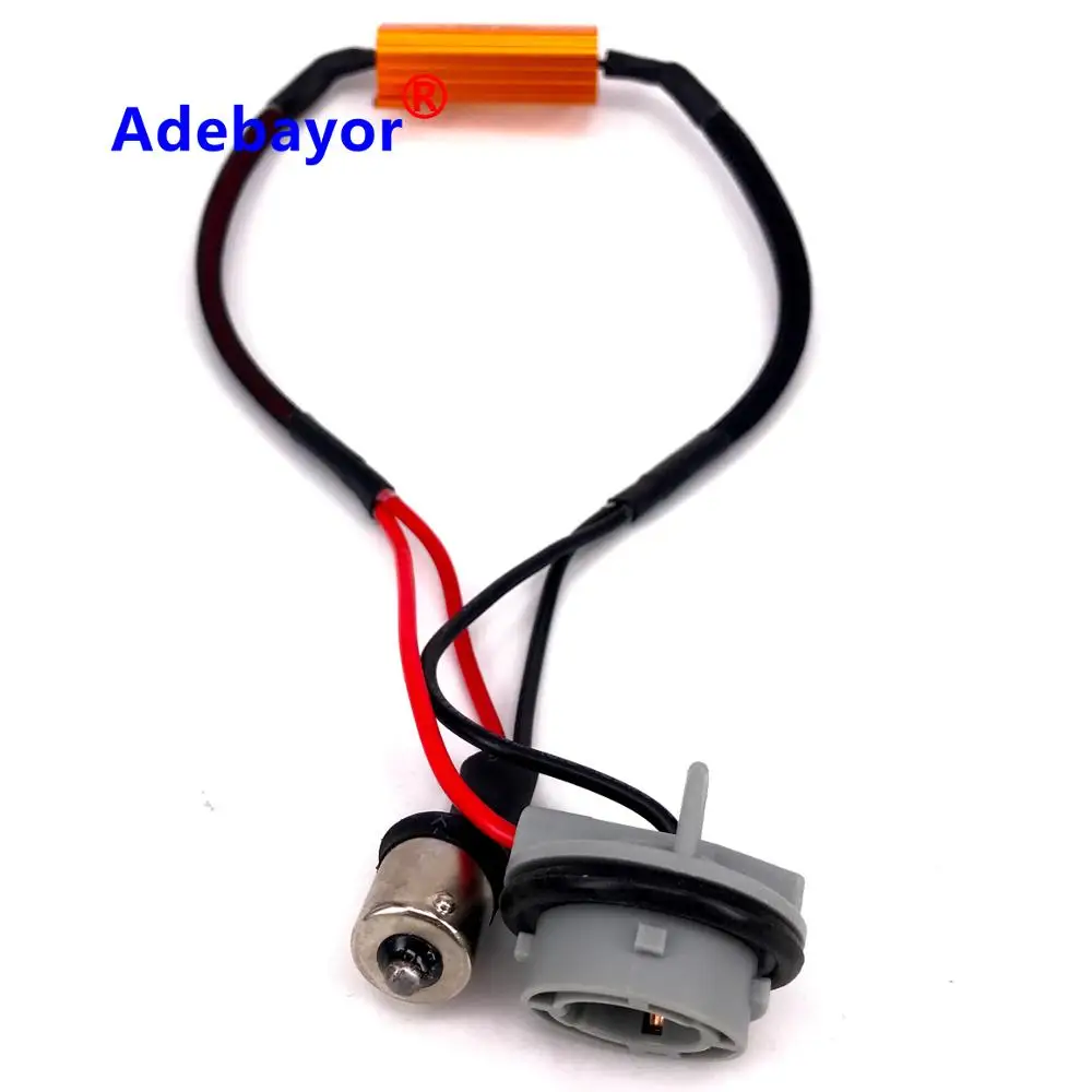 1 шт. 50 Вт 6Ohm 1156 BA15S 114 светодиодные нагрузочные резисторы фиксируют гипермигание