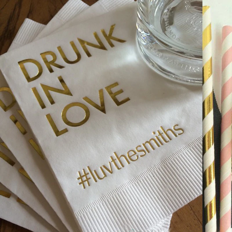 100 шт. в партии индивидуальный логотип Юбилейный детский душ день рождения