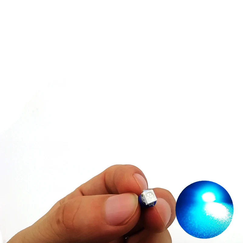 Рисунок 4 - голубые светодиодные лампы для