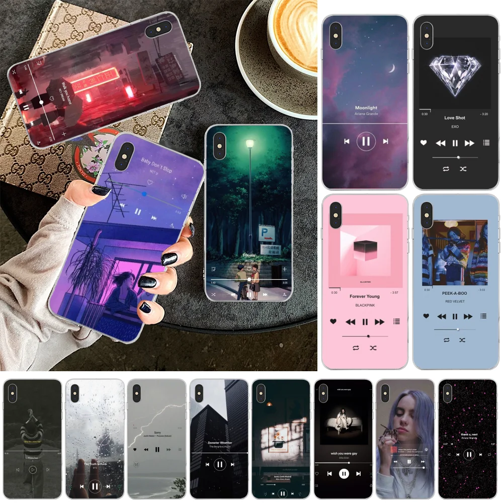 Чехол для телефона BaweiTE music wallpaper iPhone 11 pro XS MAX 8 7 6 6S Plus X 5 5S SE XR | Мобильные телефоны и