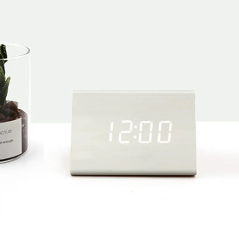 Светодиодные настольные часы с голосовым управлением светодиодные электронные
