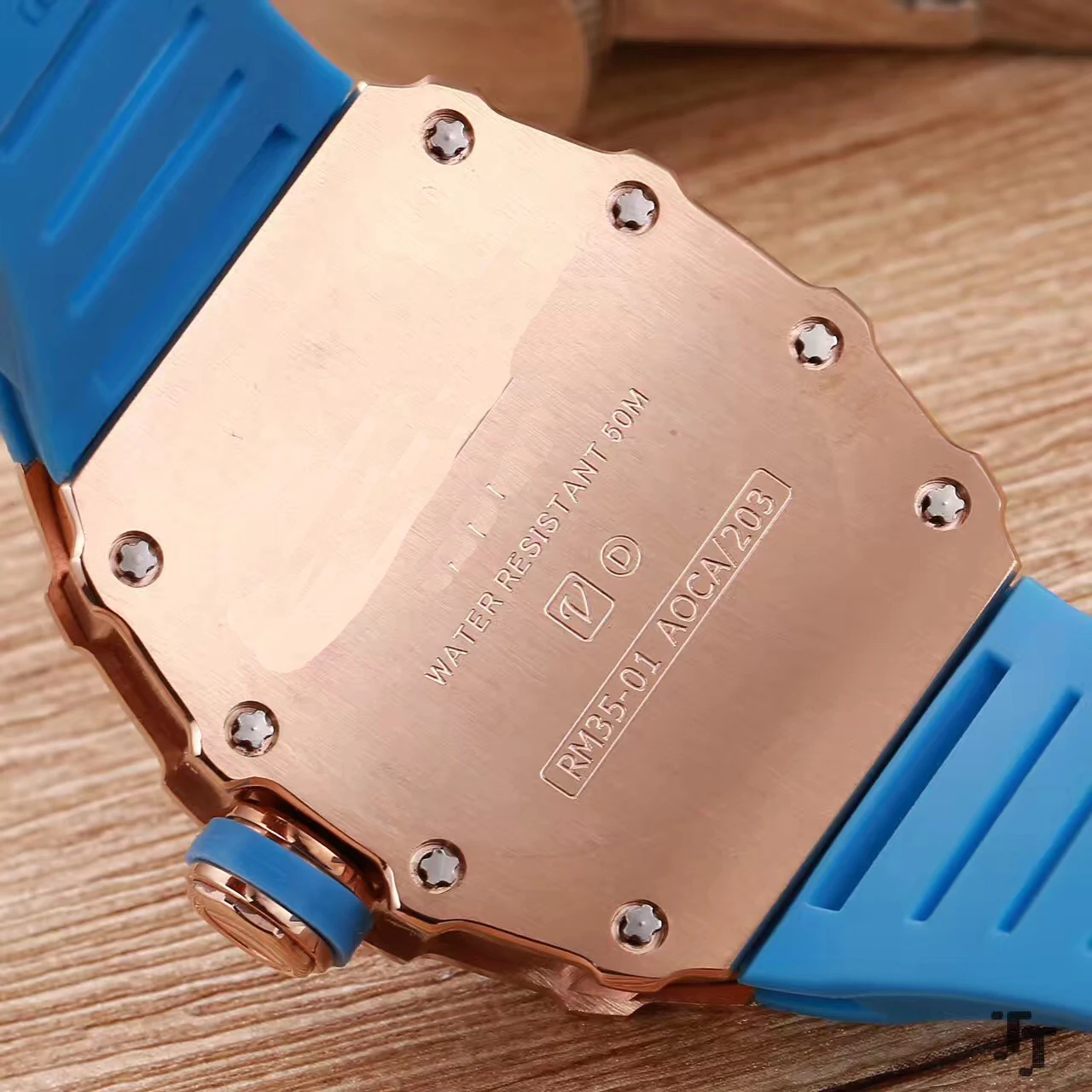 

Classic New Men Watch Black Blue Red White Rubber Sapphire Automatic Mechanical Rose Gold Limited Sport Skeleton Watch AAA+