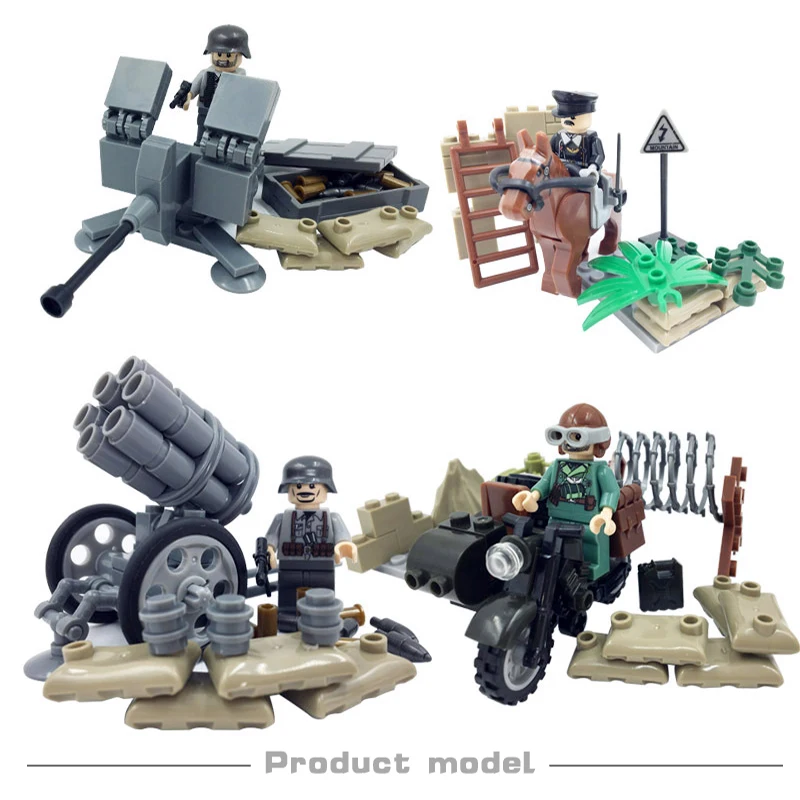Военные солдатские игрушки для детей мальчиков подарки строительные блоки Creator