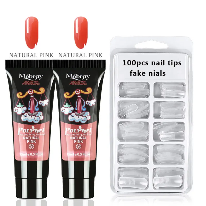 09 set 15 мл УФ Poligel 12 Цвет конструирующий гель Quick в сдержанном стиле Acrygel дизайн ногтей поли гель для дизайна ногтей для создания Клей для ногтей - Цвет: 09 set