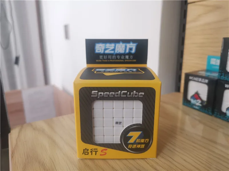 QIYI QiXing S 7x7x7 кубик рубика Magic speed Cube Stickerless Professional Puzzle Cubes головоломка для взрослых