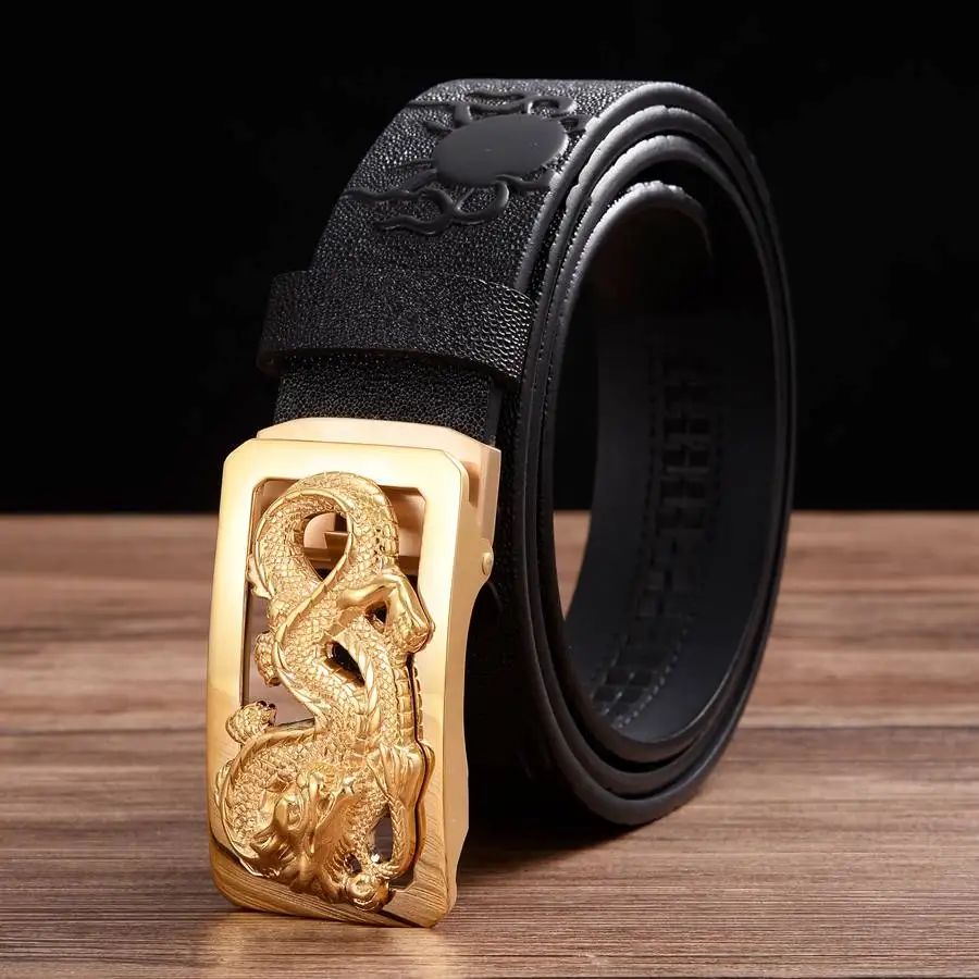 Ремень С Храповым Механизмом мужской пояс из натуральной кожи с автоматической