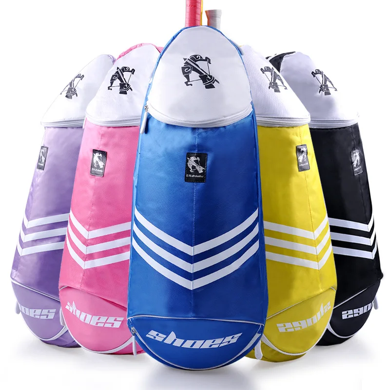 Large Tennis Bags for Women Men to Hold Tennis Badminton Squash Racquet Balls Accessories Sports Backpack With Shoes Storage