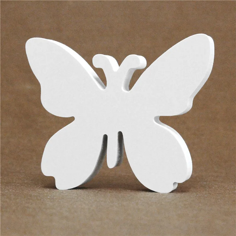 Butterfly Деревянные буквы Алфавит числа толщиной 12 мм деревянные буквы ремесло для раннего развития игрушки украшение в детскую комнату персонализированное имя - Цвет: Butterfly