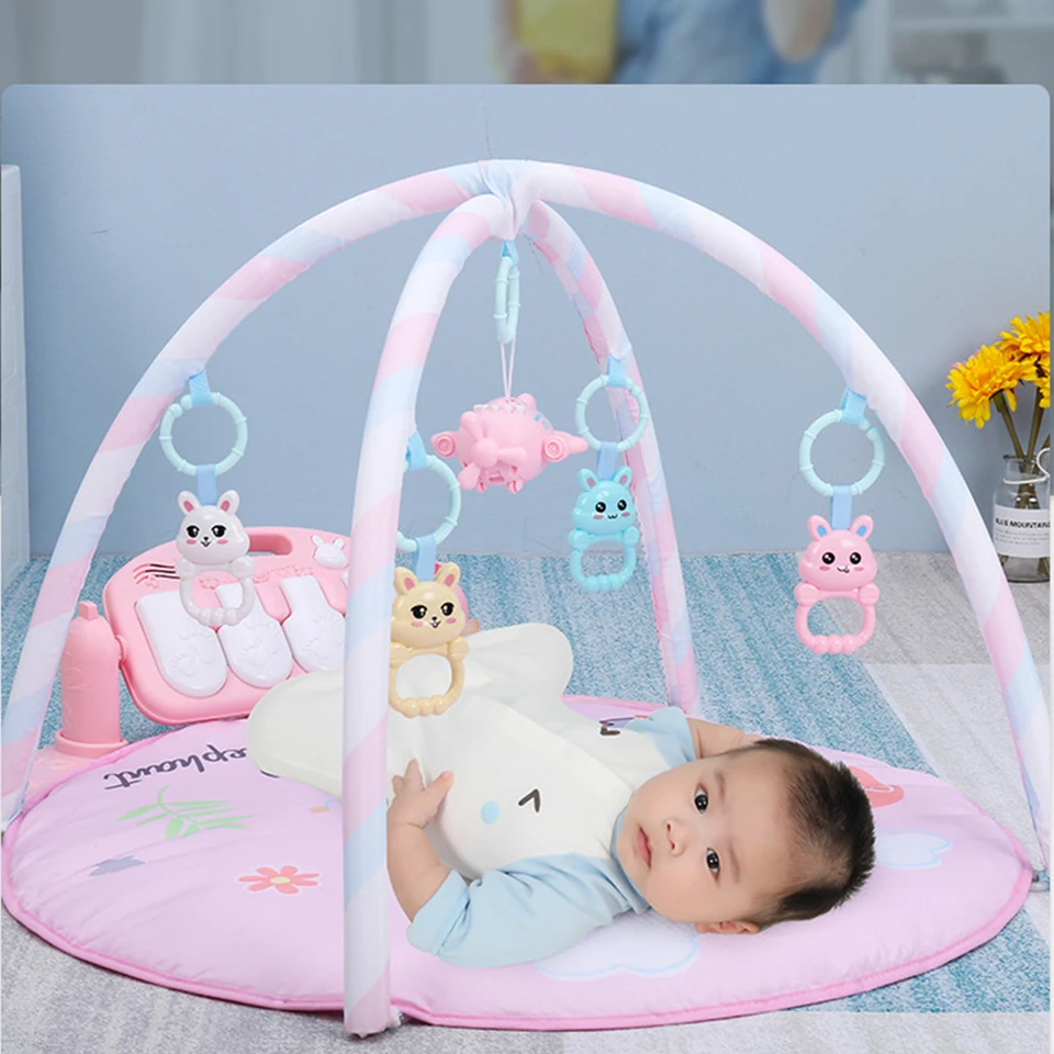 Звездный Музыкальный детский игровой коврик с пультом дистанционного