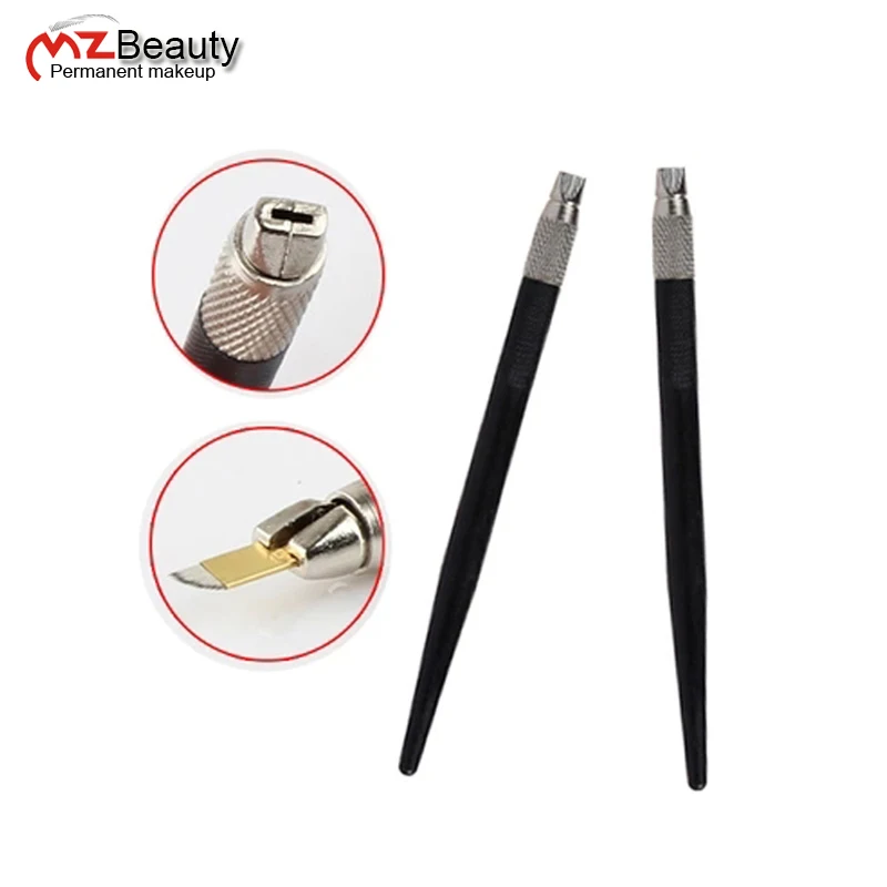 Ручная ручка для перманентного макияжа карандаш микроблейдинга бровей
