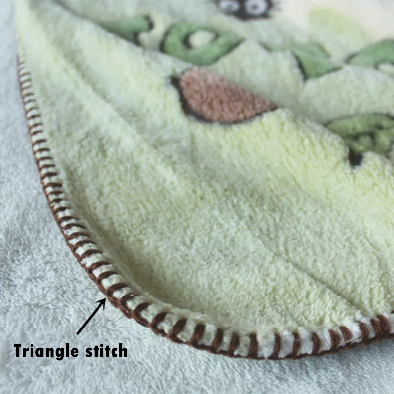 Manta de lana de TOTORO de dibujos animados japoneses, ropa de cama para ni&ntilde;os, funda suave para beb&eacute;, descanso para estudiantes, mantas textiles para el hogar-2