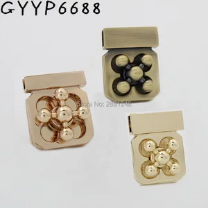 Застежка для сумок кожаная ручной работы, 4 цвета, 41x31 мм, 1-5 комплектов