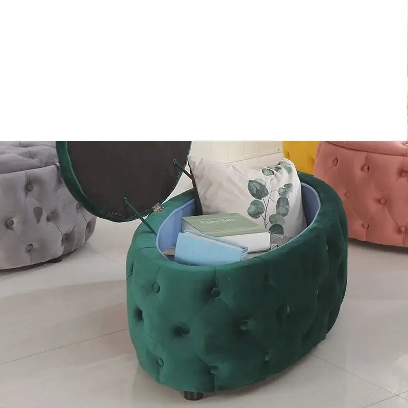 Mueble винтажный столешница для дивана ног шкафчик хранения обуви из алюминия Poef