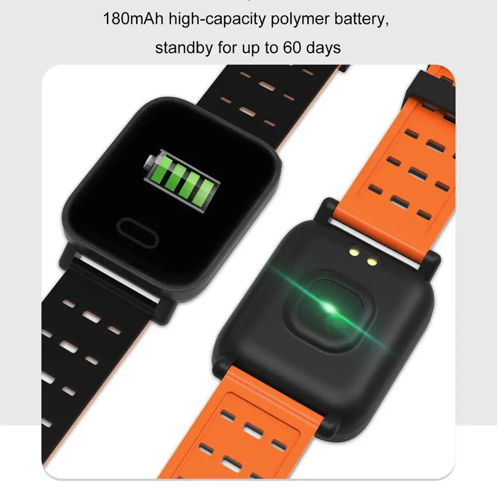 Новый умный Браслет пульсометр кровяное давление здоровые водонепроницаемые