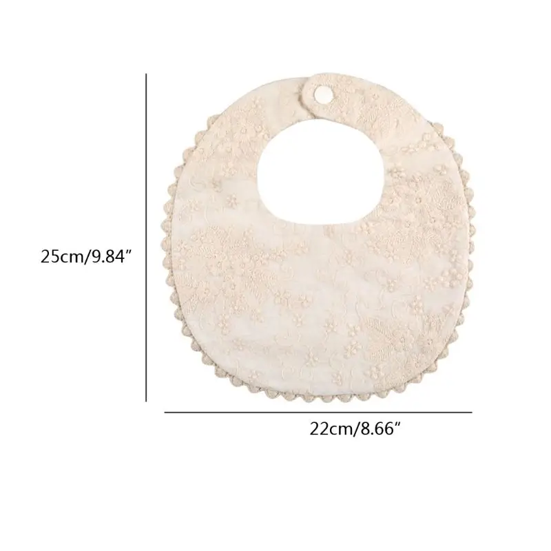

Newborn Baby Boys Girls Embroidery Saliva Towel Kids Toddler Feeding Burp Cloth Cotton Bib Scarf