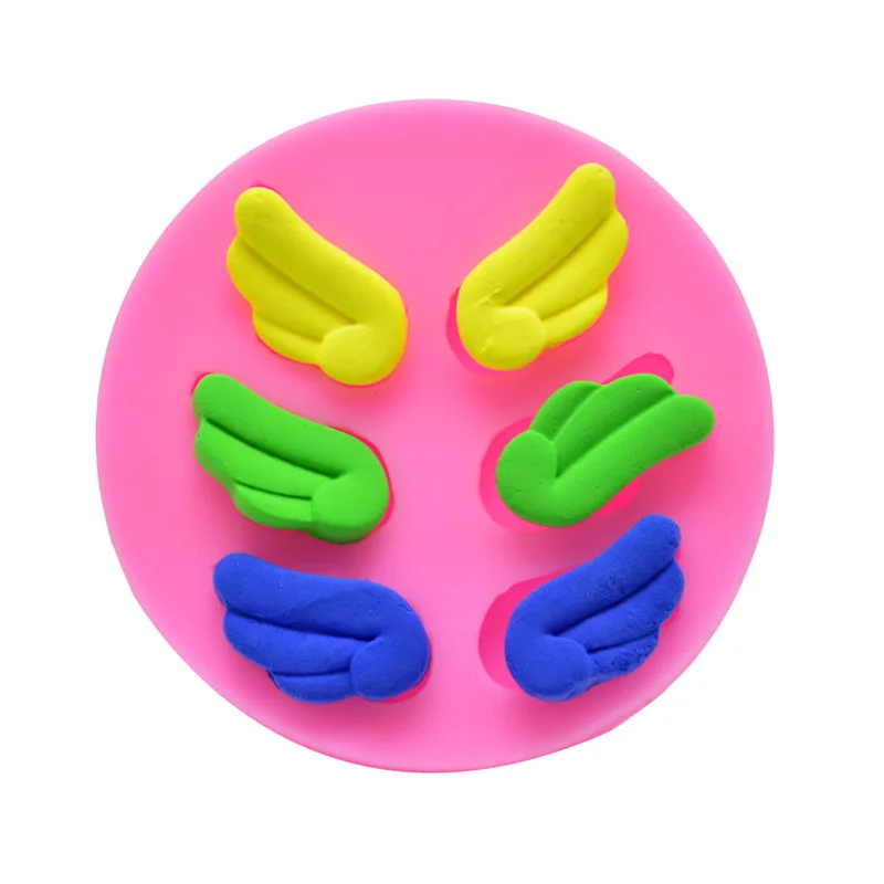 Форма сделай сам шесть отверстий маленькие крылья ангела глина торт шоколад