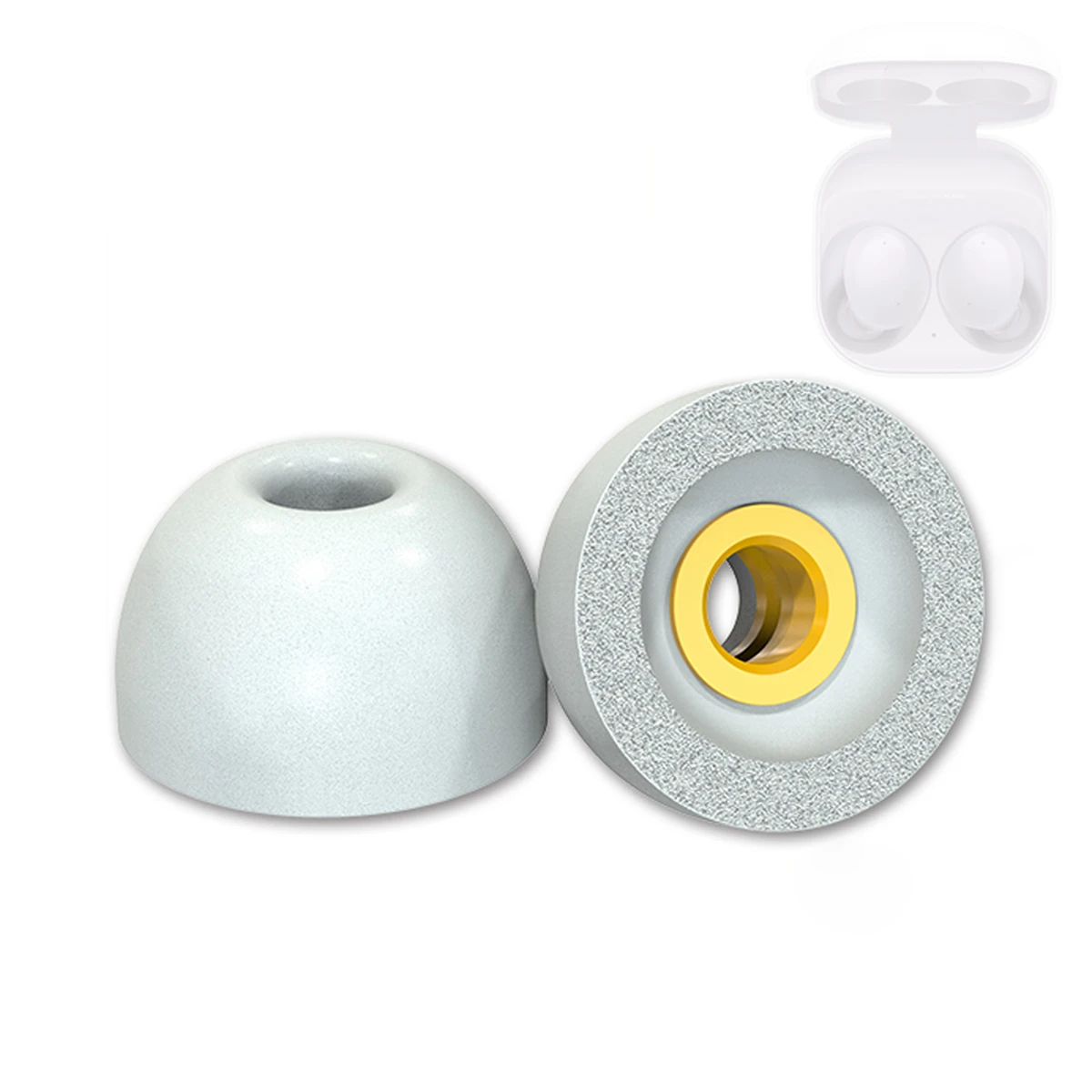 

Memory Foam Ear Tips for Samsung Galaxy Buds2 Eartips Buds+ Plus TWS True Wireless Earbud Tips Anti-Slip Noise Reducing