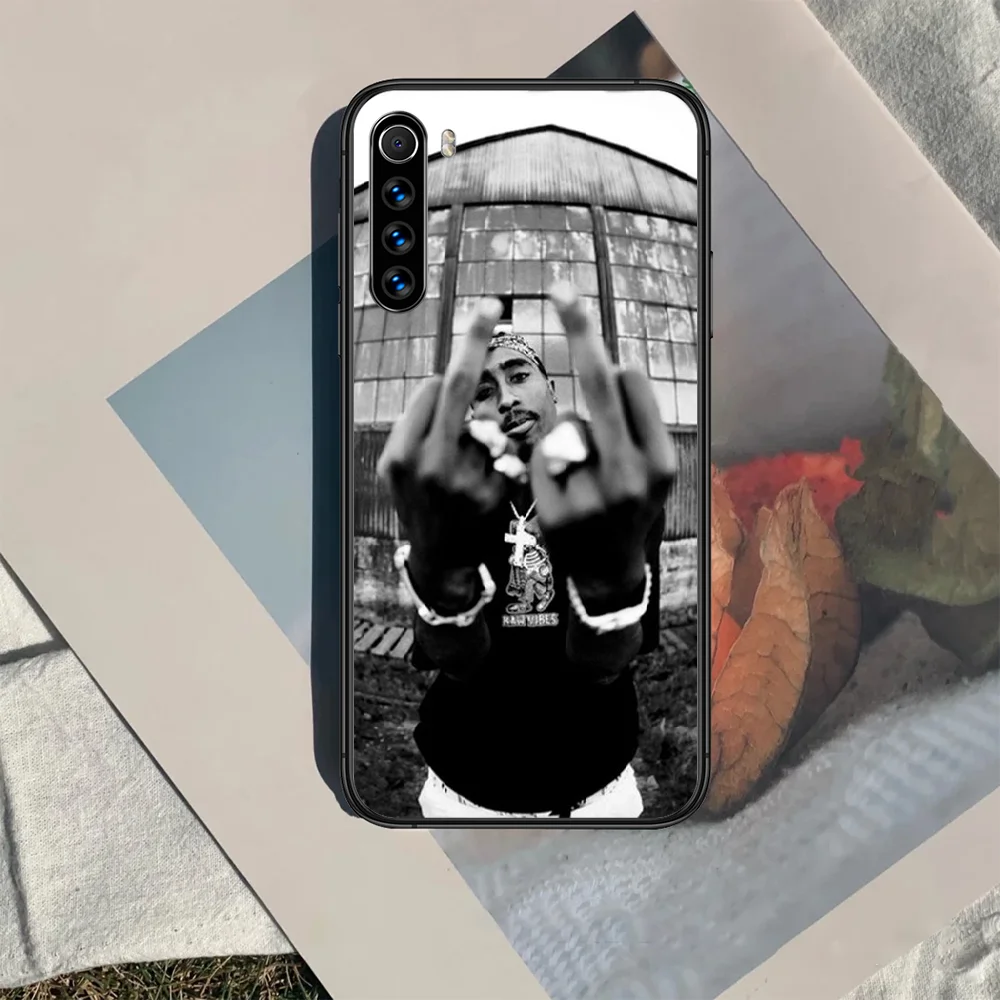 

Tupac Amaru Shakur 2pac rapper Phone Case For XIAOMI Redmi Note 5 7 8 T 9 6A 7A 8A 9S K 20 30 Pro black Cover Trend Coque 3D