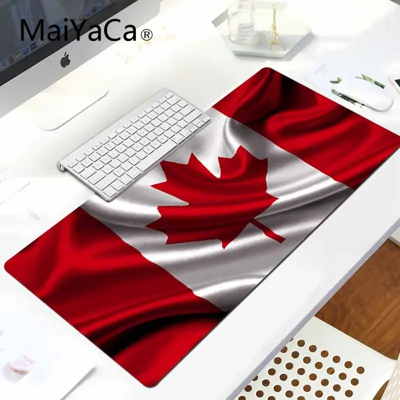 

MaiYa Hot Sales Canadian flag Large Mouse pad PC Computer mat Laptop Gaming Lockedge Mice Mousepad Gaming Mouse Pad