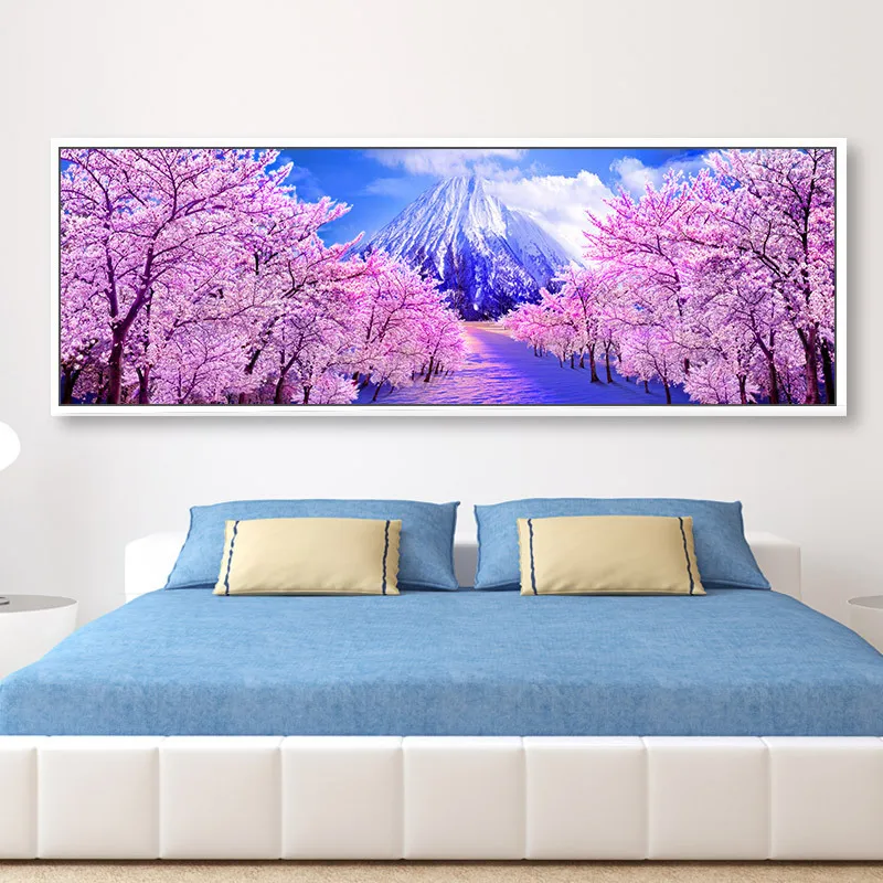 RAILONCH 5D алмазная картина полная дрель Вишневое дерево вышивка крестом DIY Алмазная