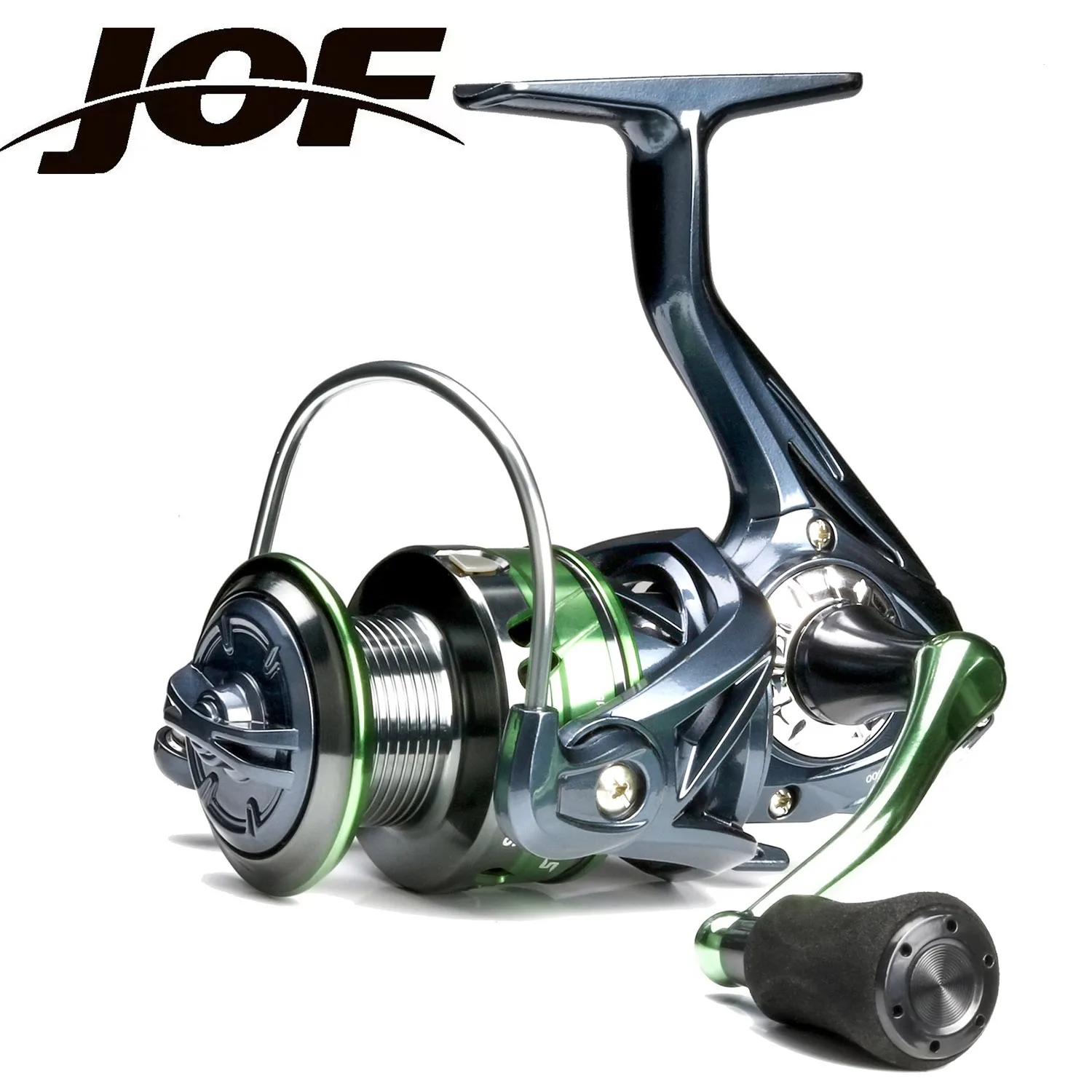 

JOF Pesca Fishing Reel Spinning 2000-7000 Series Metal Spool 5.2:1 Carp Wheel For Saltwater 9+1BB