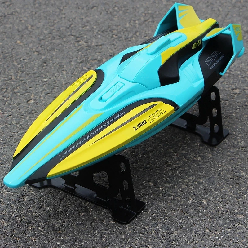 Professional RC High Speed Racing Boat Waterproof Rechargeable Model Electric Radio Remote Control Speedboat Gifts Toys for boys images - 6