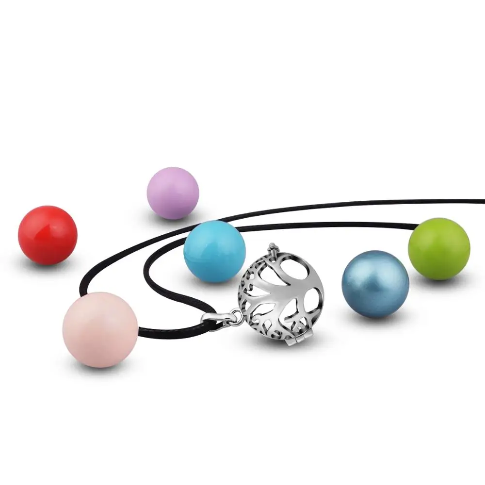 Медный металлический медный медальон Eudora подвесная клетка для дерева жизни 20 мм