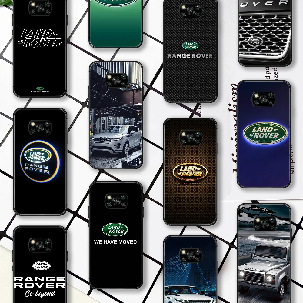 

LAND ROVER Phone Case For Xiaomi Mi Note 10 A3 9 MAX 3 A2 8 9 Lite Pro Ultra black Shell Luxury Back Fashion Bumper Tpu Prime