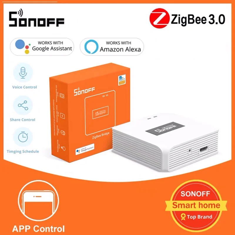 Шлюз SONOFF Zigbee 1/5 для быстрого подключения к Alexa Google Home 3 0 шт. | Электроника