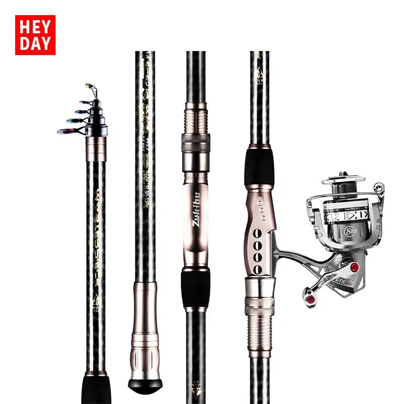 

Superhard Fishing Rod 2.1m/2.4m/2.7m/3m/3.6m Distance Throwing Rod 4/5 Section Aluminum Alloy Ocean Fishing Rod